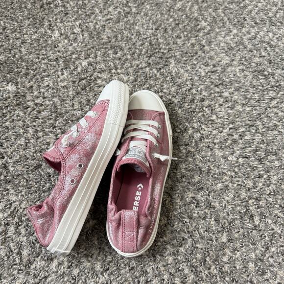 Converse All Star CTAS Shoreline Metallic Pink Slip On Sneakers Women's 9 NEW - Picture 6 of 7